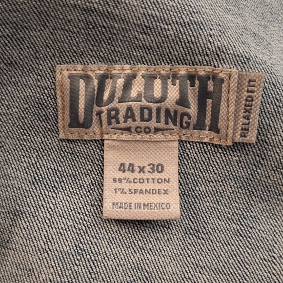 Duluth Trading Co Men's Flex Ballroom Jeans Relaxed Fit 44x30 Excellent - Picture 4 of 5